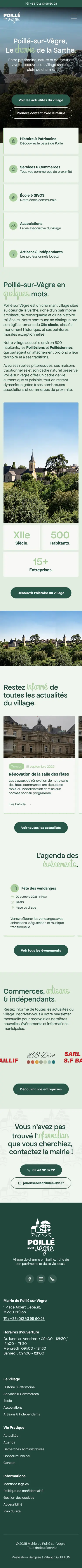 maquette mobile du site de Poillé